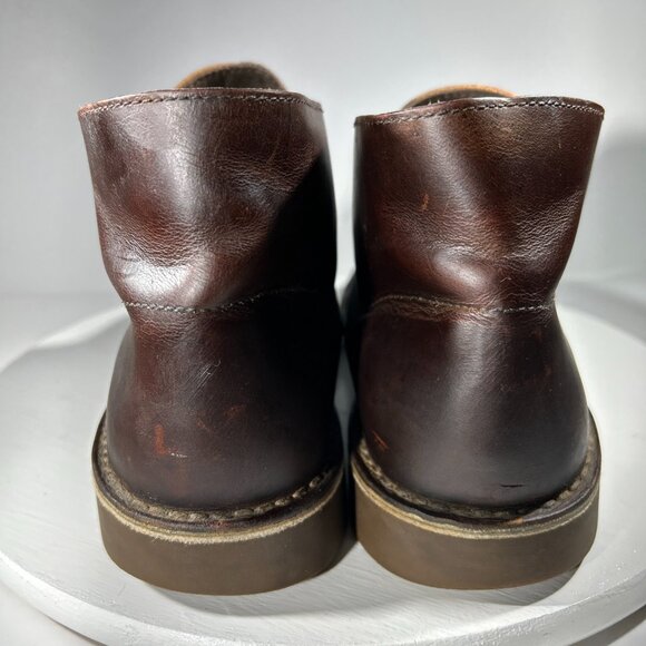 Clarks Mens Size 9 M Chukka Leather Boots Brown Desert Ankle Shoes Western Walk - Picture 5 of 11